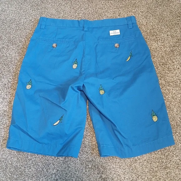 Vineyard Vines by Shep & Ian Pineapple Print Casual Shorts Boys Size 14 - Picture 2 of 5